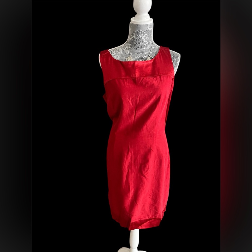 Women’s H&M Elegant Red Sleeveless Knee length Dress Size 14